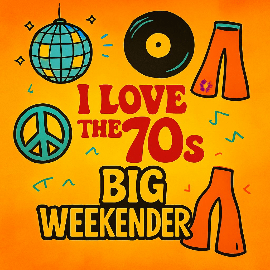 I love the 70s Big Weekender – Personalised T-Shirts, Hoodies & Fancy Dress - Adult Weekender