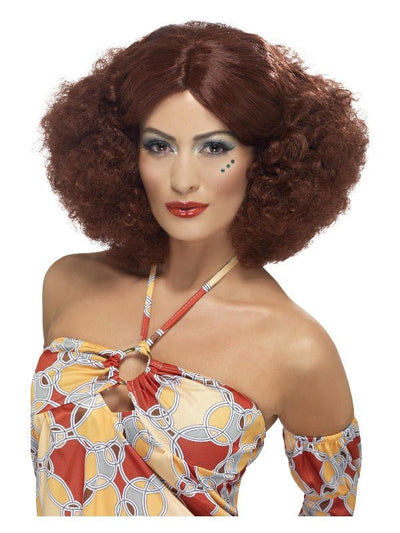 70s Afro Wig, Auburn - Adult Weekender