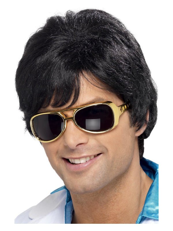 70s Shag Wig, Black - Adult Weekender