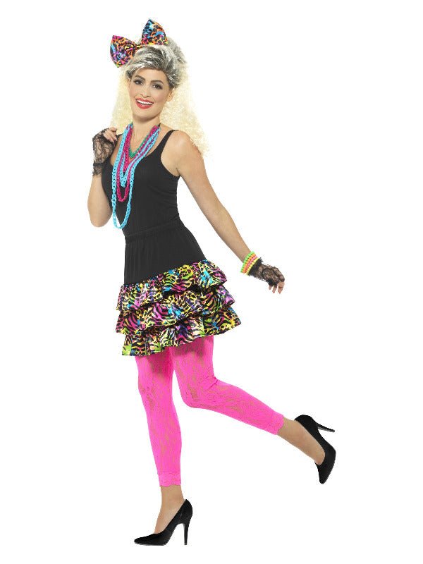 80s Party Girl Kit, Multi - Coloured - Adult Weekender