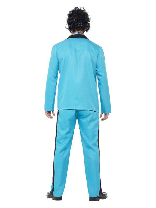 80s Prom King Costume, Blue - Adult Weekender