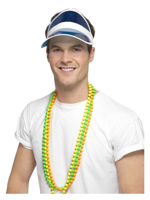 80s Sun Visor, Blue - Adult Weekender