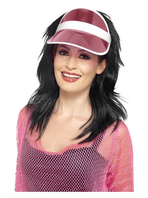 80s Sun Visor, Pink - Adult Weekender