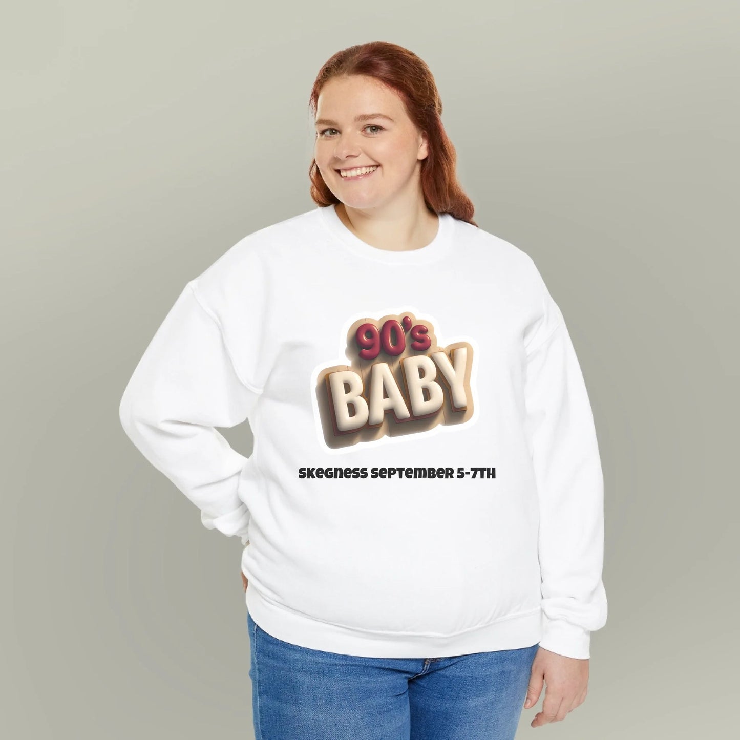 90s Baby 2 - Adult Weekender Front and Back Personalised Unisex Heavy T-Shirt or Hoodie - 90s - Adult Weekender