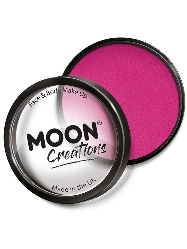 Moon Creations Pro Face Paint Cake Pot, Magenta – Front