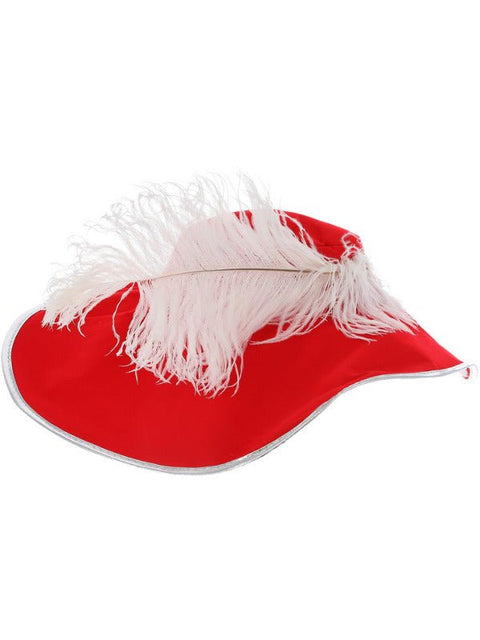 Authentic Pirate Hat, Red - Adult Weekender