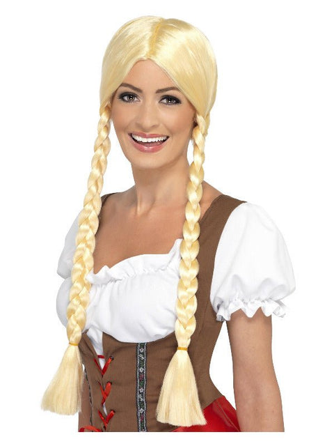 Bavarian Beauty Wig, Blonde - Adult Weekender