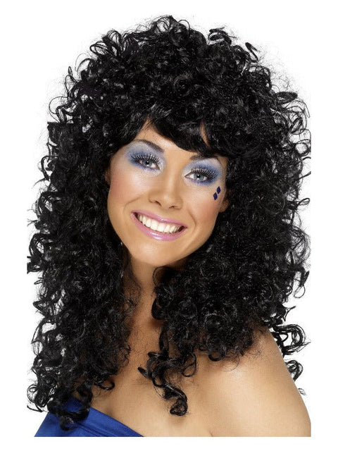 Boogie Babe Wig, Black - Adult Weekender