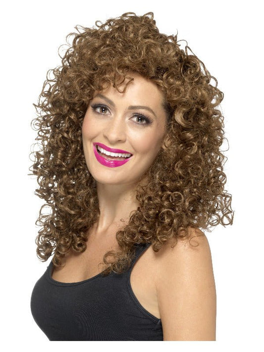 Boogie Babe Wig, Brown - Adult Weekender