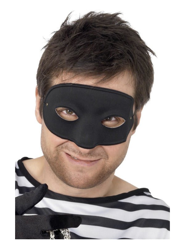 Burglar Eyemask, Black - Adult Weekender