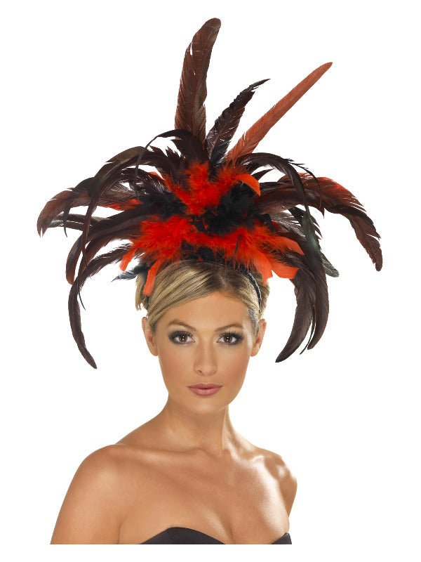 Burlesque Headband, Black & Red - Adult Weekender