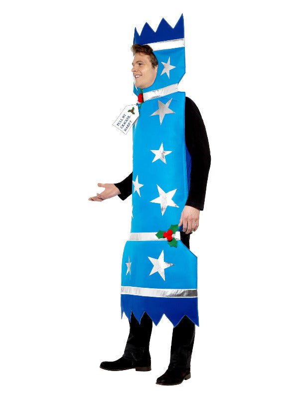 Christmas Cracker Costume, Blue - Adult Weekender