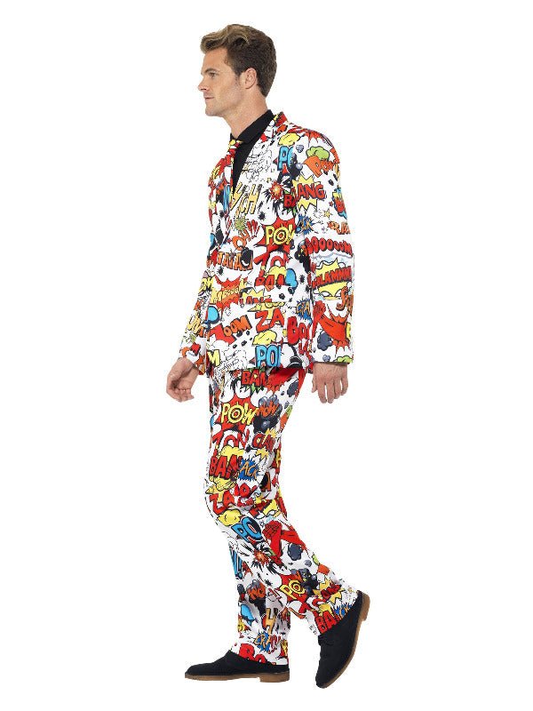 Comic Strip Suit, Red & White - Adult Weekender