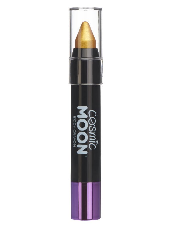 Cosmic Moon Metallic Body Crayon, Gold - Adult Weekender