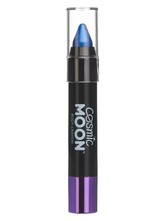 Cosmic Moon Metallic Body Crayons, Blue - Adult Weekender