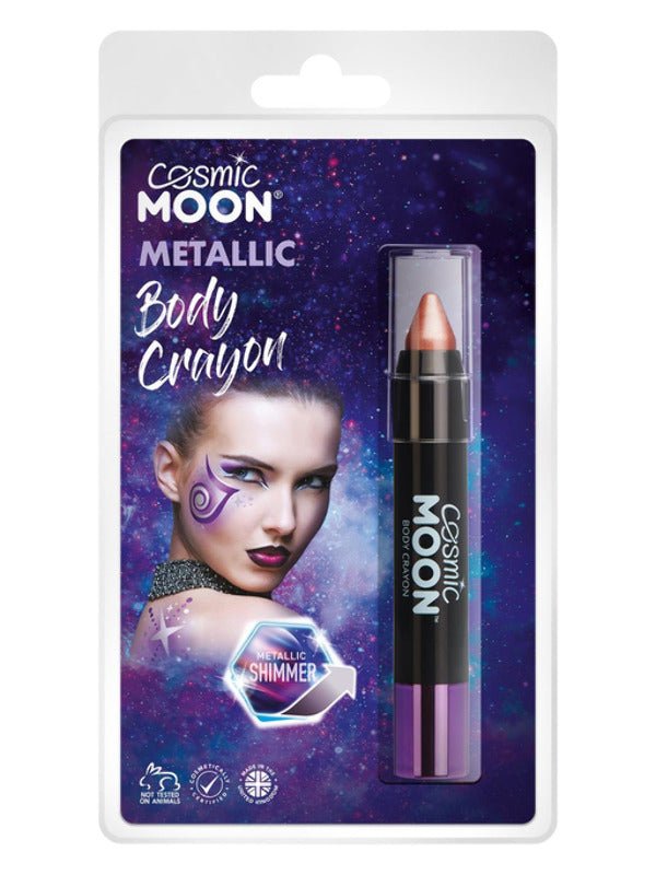 Cosmic Moon Metallic Body Crayons, Rose Gold - Adult Weekender