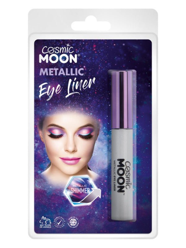 Cosmic Moon Metallic Eye Liner, Silver - Adult Weekender