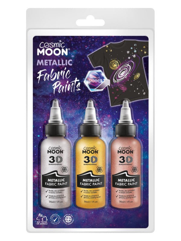 Cosmic Moon Metallic Fabric Paint, - Adult Weekender