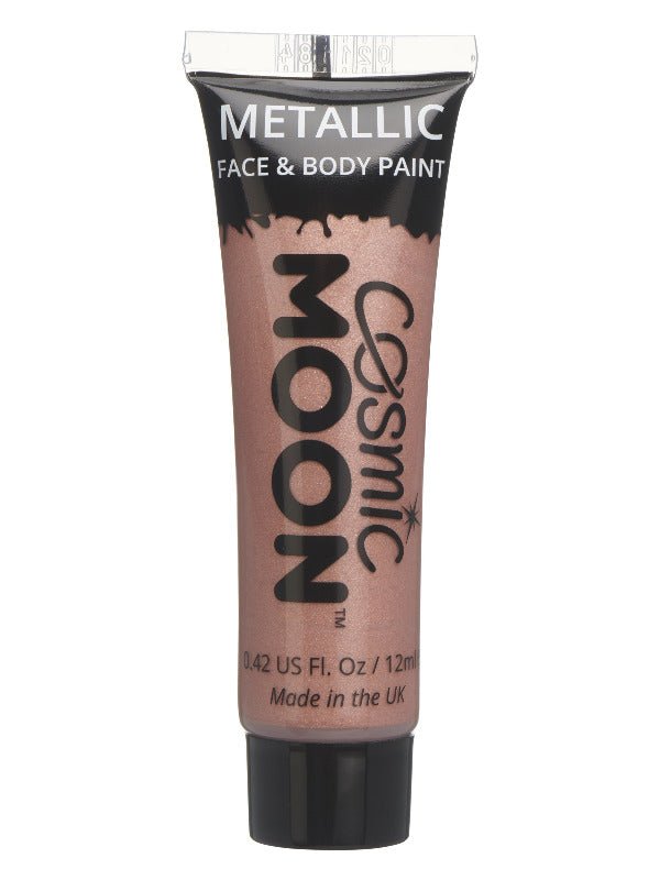 Cosmic Moon Metallic Face & Body Paint, Rose Gold - Adult Weekender