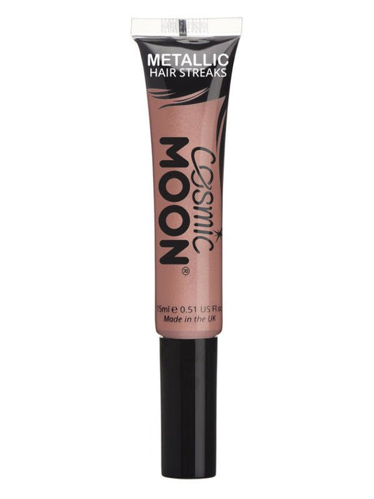 Cosmic Moon Metallic Hair Streaks, Rose Gold - Adult Weekender