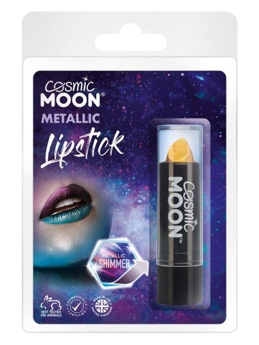 Cosmic Moon Metallic Lipstick, Gold - Adult Weekender