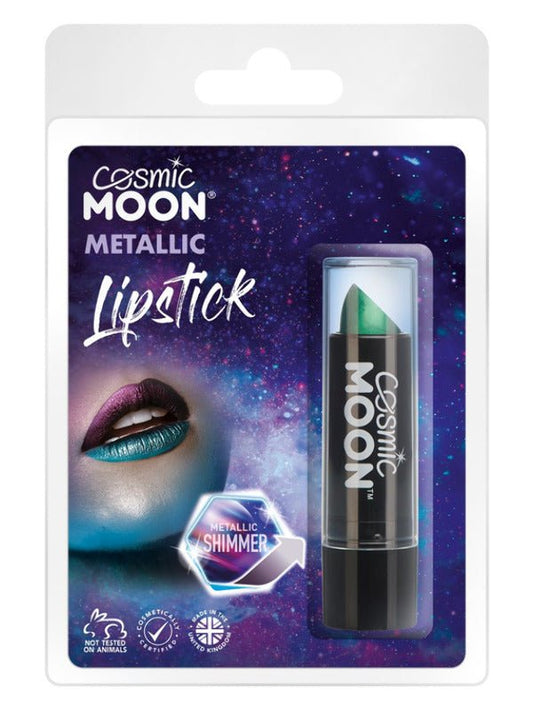 Cosmic Moon Metallic Lipstick, Green - Adult Weekender