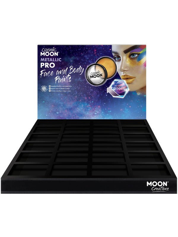 Cosmic Moon Metallic Pro Face Paint Cake Pots, - Adult Weekender