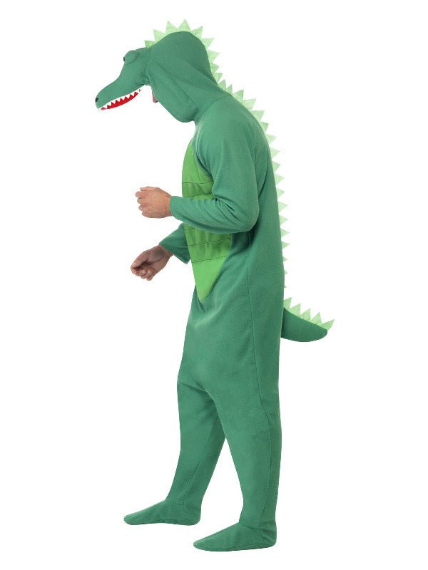 Crocodile Costume, Green - Adult Weekender