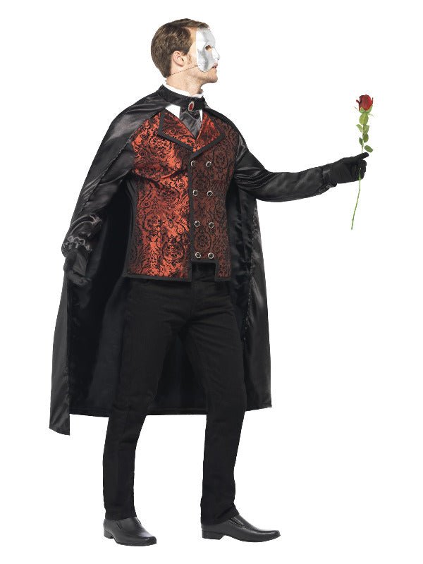 Dark Opera Masquerade Costume, Black - Adult Weekender