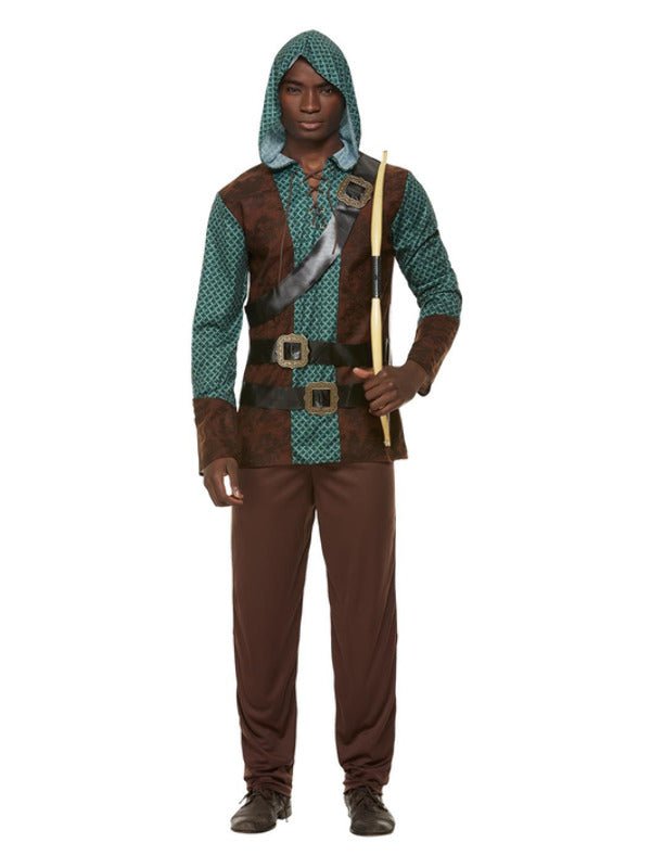 Deluxe Forest Archer Costume, Green - Adult Weekender