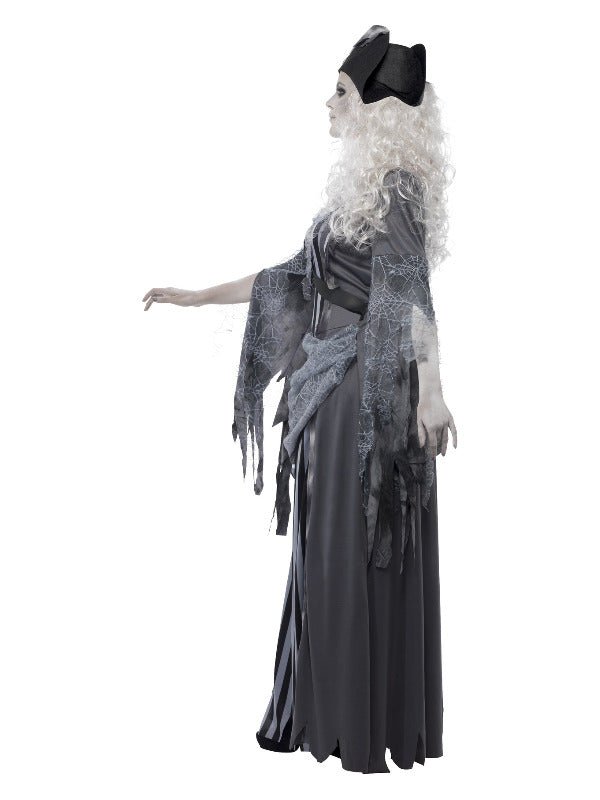 Deluxe Ghost Ship Princess Costume, Grey - Adult Weekender