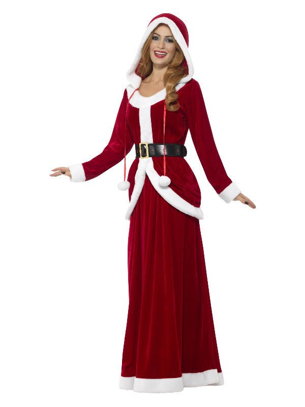 Deluxe Ms Claus Costume, Red - Adult Weekender