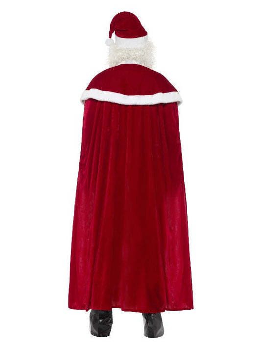 Deluxe Santa Claus Costume with Trousers, Red - Adult Weekender