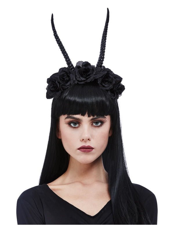 Demon Horn Flower Headband - Adult Weekender