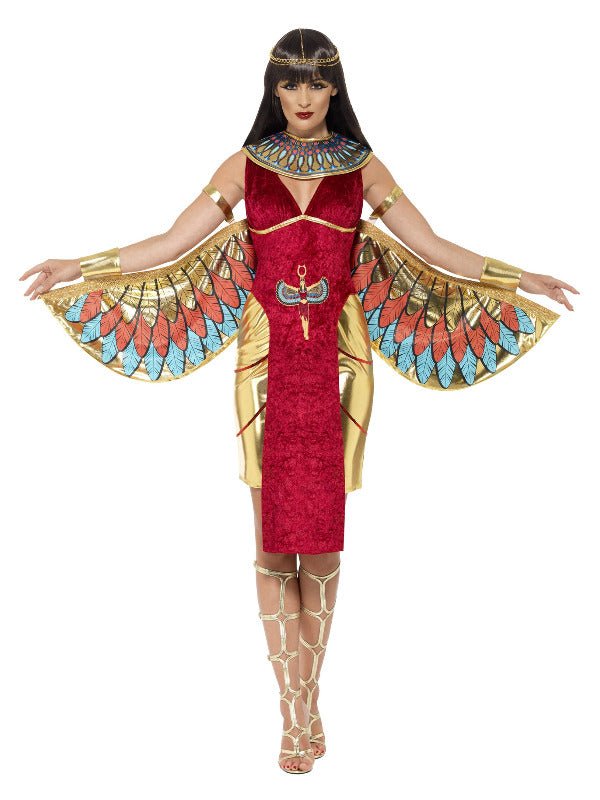 Egyptian Goddess Costume, Red - Adult Weekender