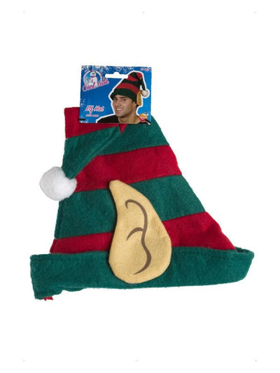 Elf Hat, Red & Green - Adult Weekender