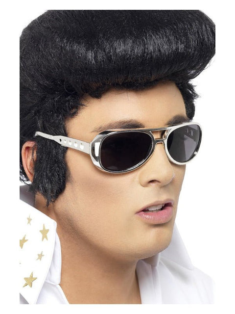 Elvis Shades, Silver - Adult Weekender