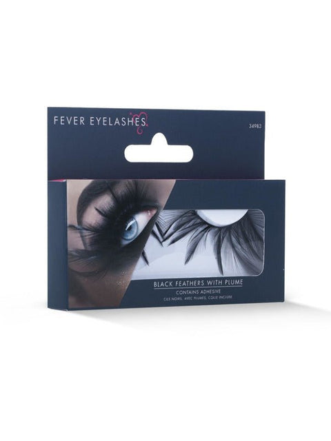 Eyelashes, Black - Adult Weekender