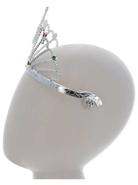 Fan Design Tiara, Silver - Adult Weekender