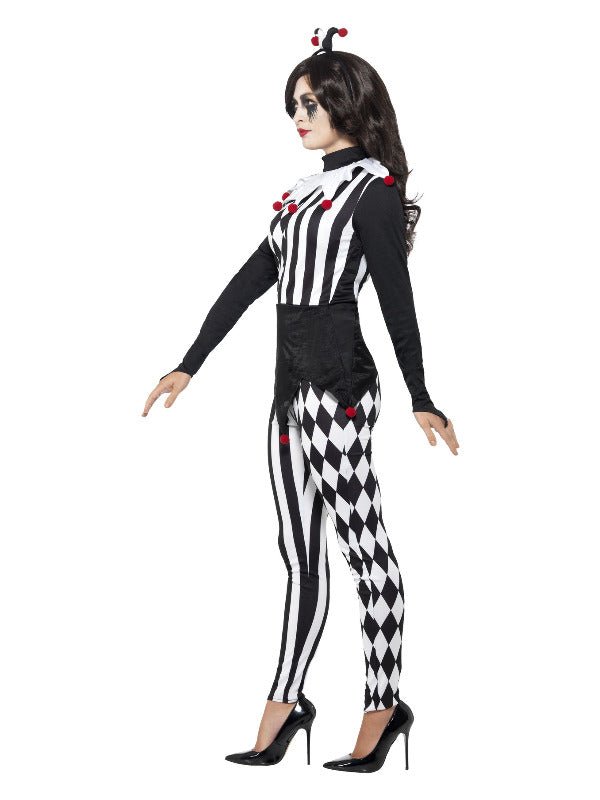 Female Jester Costume, Black - Adult Weekender