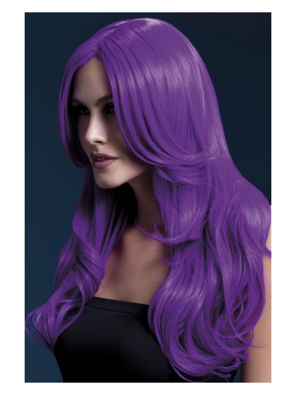 Fever Khloe Wig, Neon Purple - Adult Weekender
