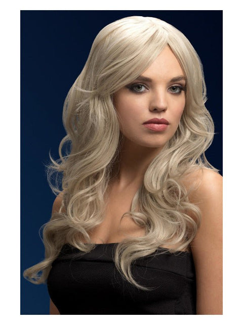 Fever Nicole Wig, Silver Blonde, Blonde - Adult Weekender