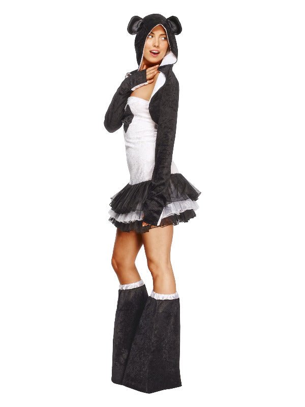 Fever Panda Costume, Tutu Dress, Black & White - Adult Weekender