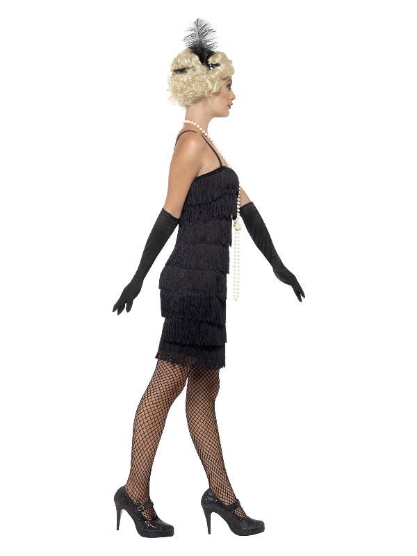 Flapper Costume, Black - Adult Weekender