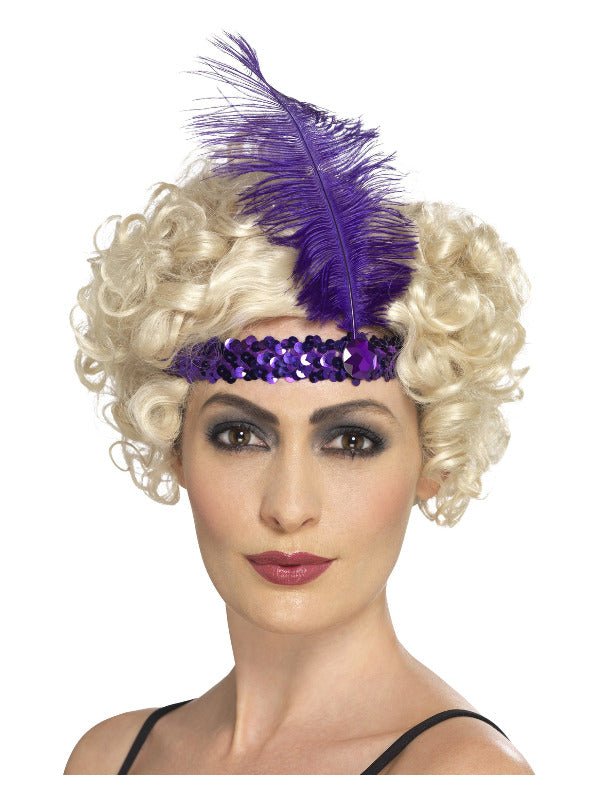 Flapper Headband, Purple - Adult Weekender