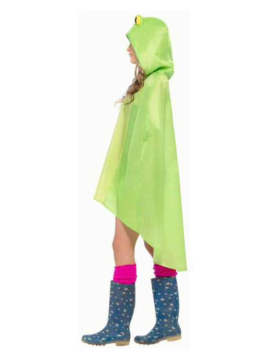 Frog Party Poncho, Green - Adult Weekender