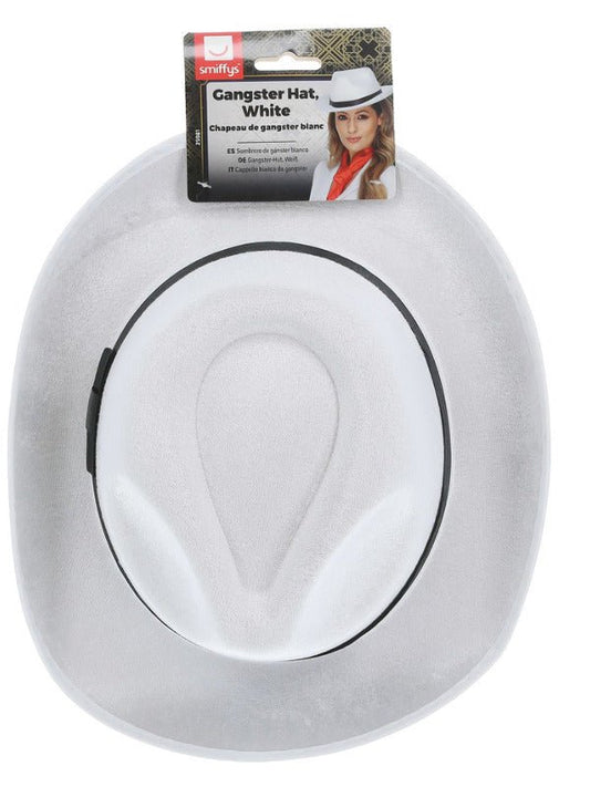 Gangster Hat, White - Adult Weekender
