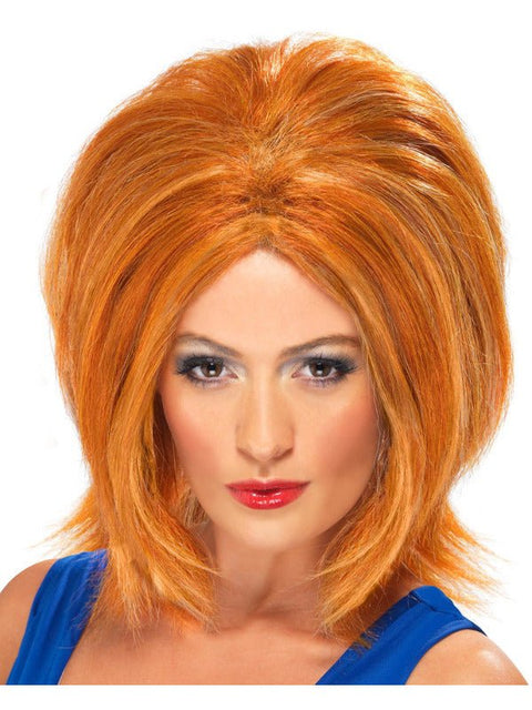 Girl Power Wig, Ginger - Adult Weekender