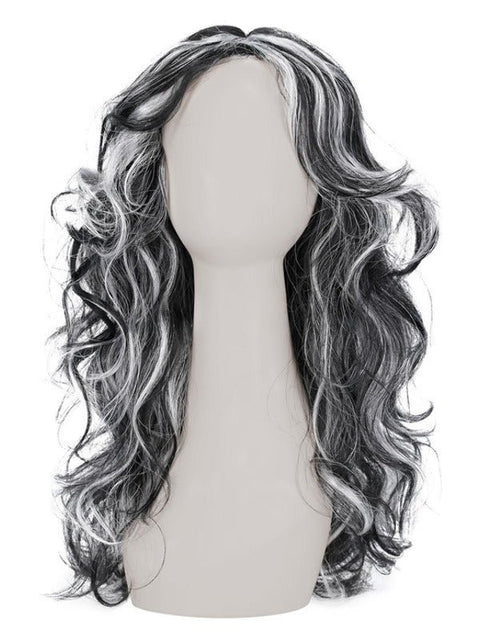 Gothic Bride Wig, Black & White - Adult Weekender