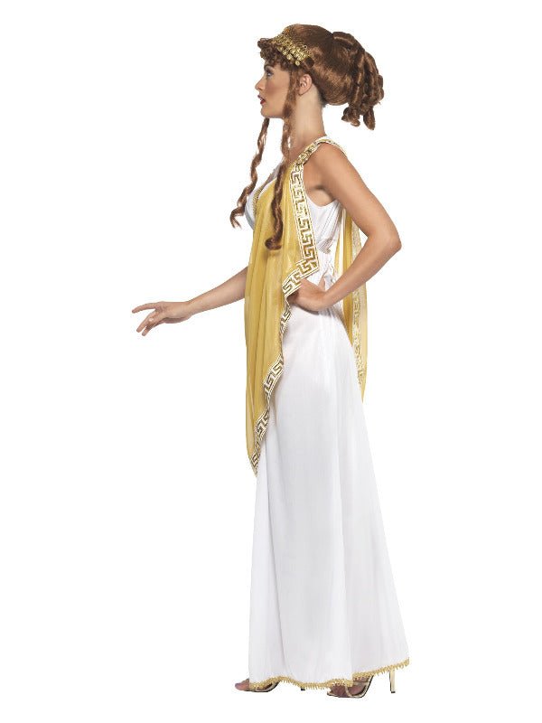 Helen of Troy Costume, White & Gold - Adult Weekender